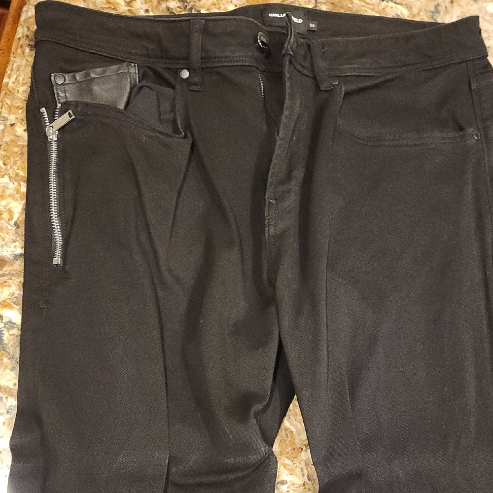 Karl Lagerfeld Black Denim Jeans